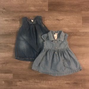Baby Girl Denim Dress Bundle